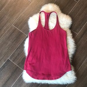 Burgundy Lululemon Tank